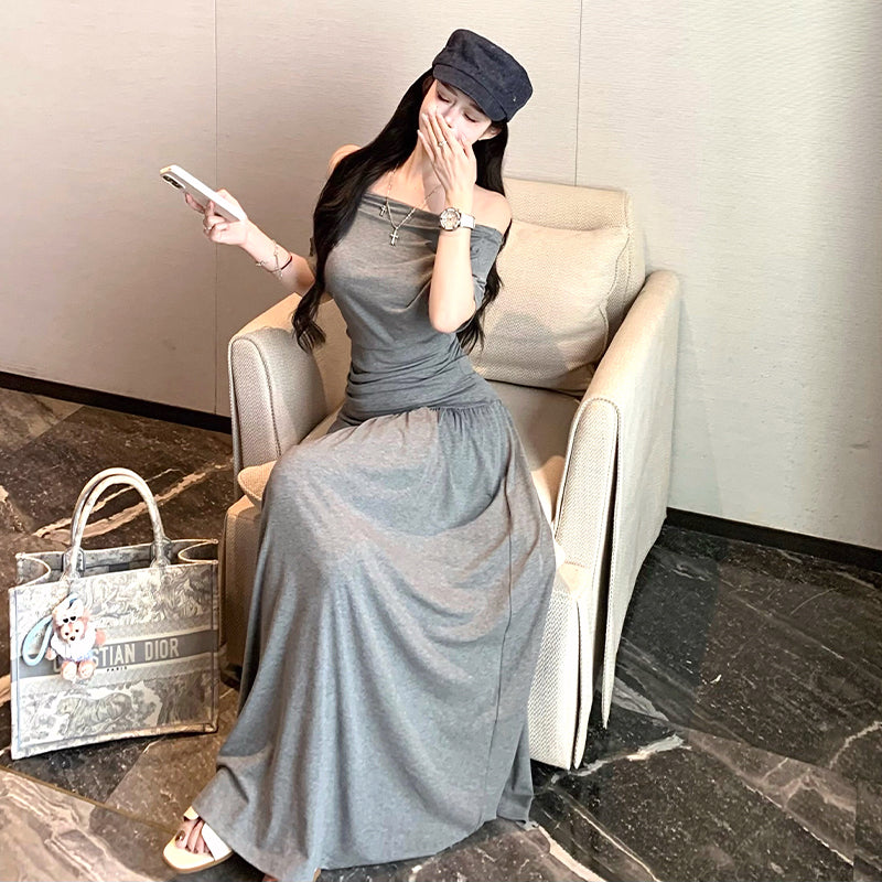 Women’s Casual Lounge Matching Set: Skirt and Top Co-ord - Minimalist Chic, Premium Feel