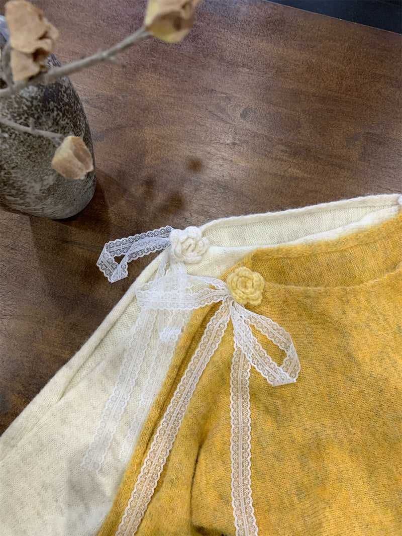 Luxe Slub-Knit Top: Sculpted Bow Shoulder + Airy Weightless Touch