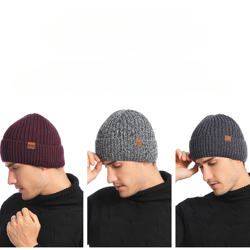 Winter Wool Hat Knitted Warm Plush Hat