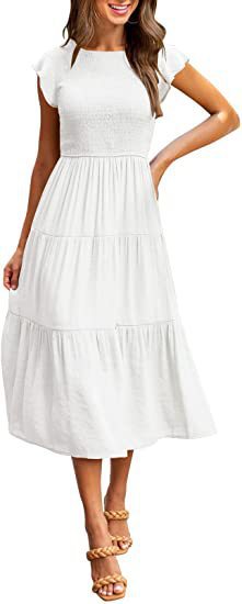 2025 Summer Viral Dress: Y2K-Inspired Cold-Shoulder Pleated Mini Dress - Sustainable Fabric Comfy Feifei Sleeves
