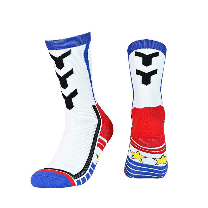Team Football Socks Professional Non-slip Men's Actual Combat Training Towel Bottom Medium Tube Sports Socks