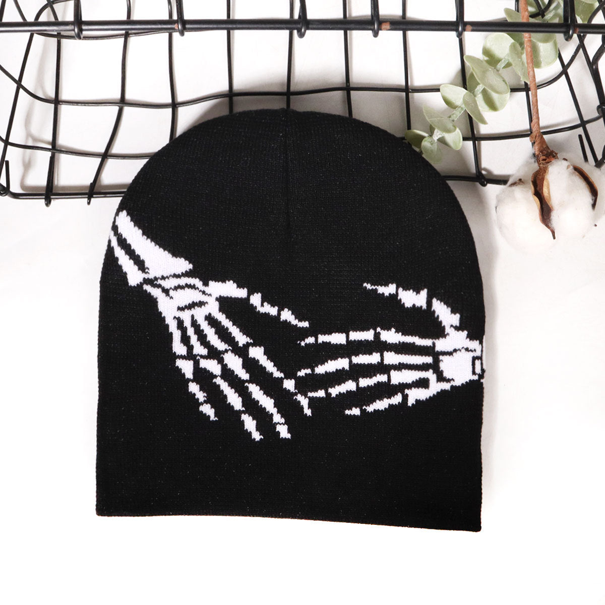 5PCS-Popular Men and Women Outdoor Street Personality Casual Hip Hop Trend Acrylic Jacquard Warm Knitted Hat