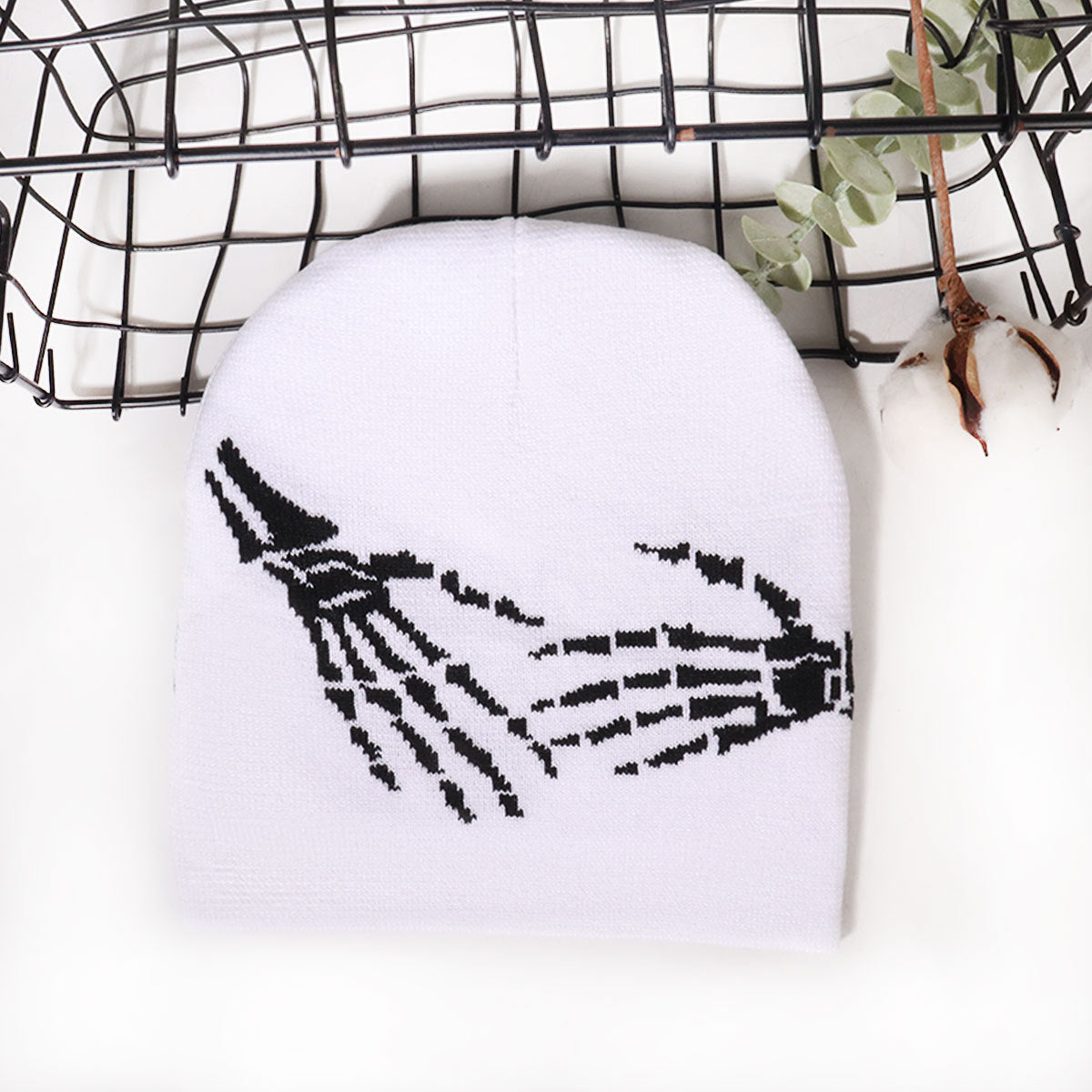 5PCS-Popular Men and Women Outdoor Street Personality Casual Hip Hop Trend Acrylic Jacquard Warm Knitted Hat