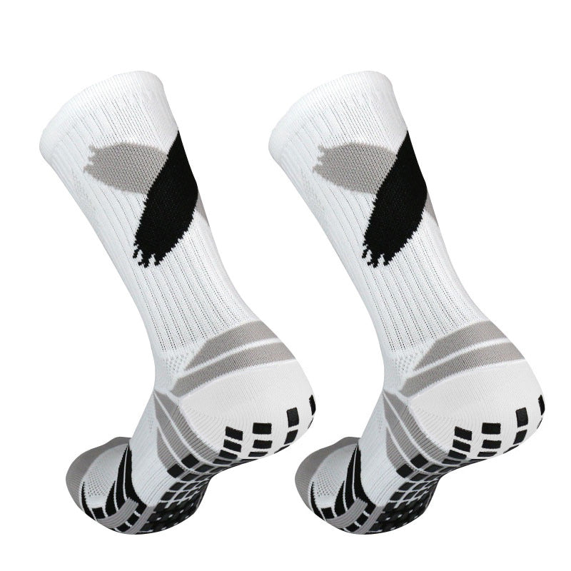 Professional Non-slip Football Socks High Tube Sports Actual Combat Basketball Socks Colorful Towel Bottom Breathable Elite Men and Women Medium Tube