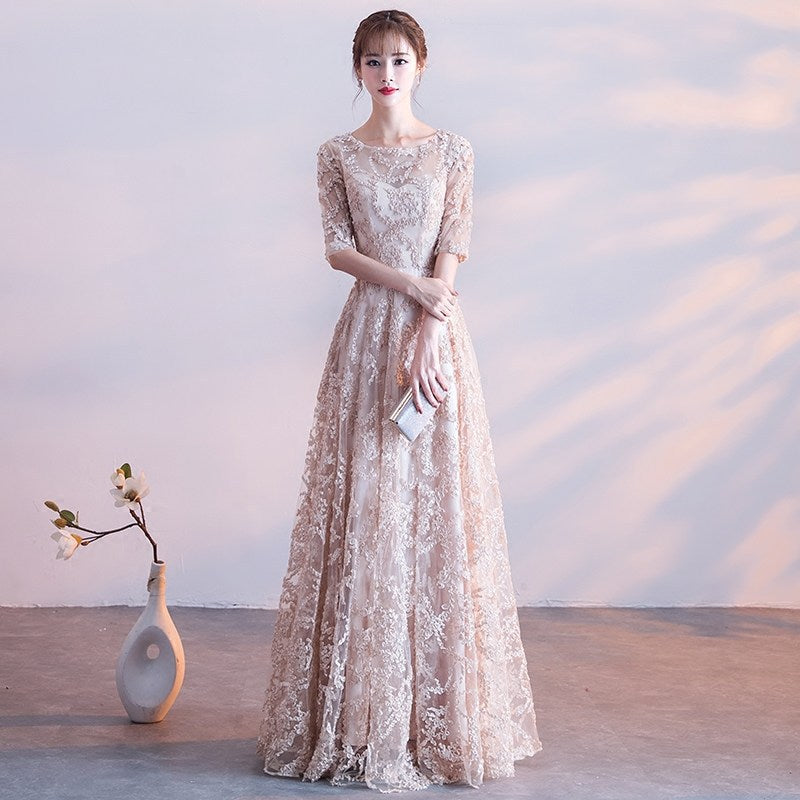 Art Test Dress Female Beauty Voice Solo Show Thin New Niche Vocal Broadcasting Host Long Performance Dress
