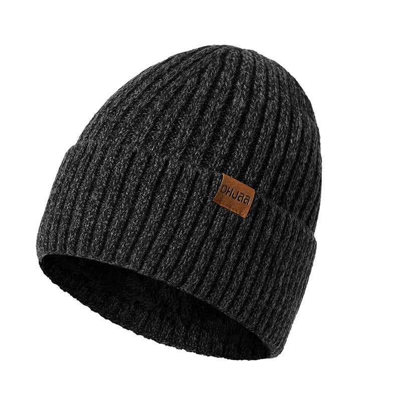 Winter Wool Hat Knitted Warm Plush Hat