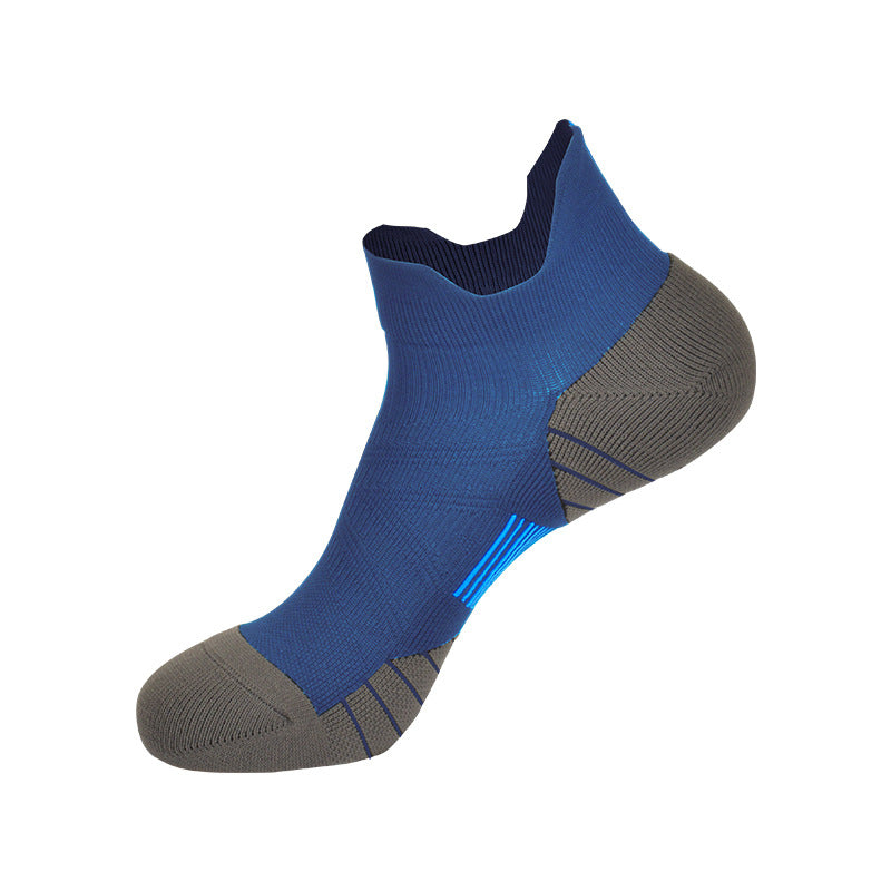 Coolmax Running Socks 7A Antibacterial Men's Summer Deodorant Sweat-absorbing Non-slip Pressure Socks-3PRS