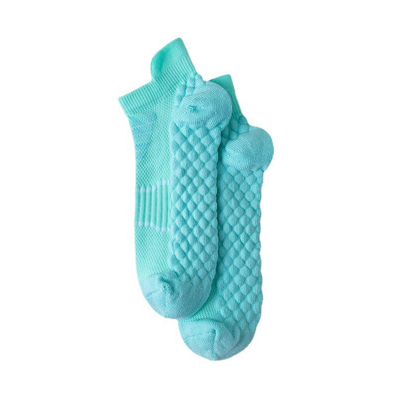 Towel Bottom Socks Men's Sports Solid Color Sweat-absorbing Women's Professional Basketball Running Socks-3prs
