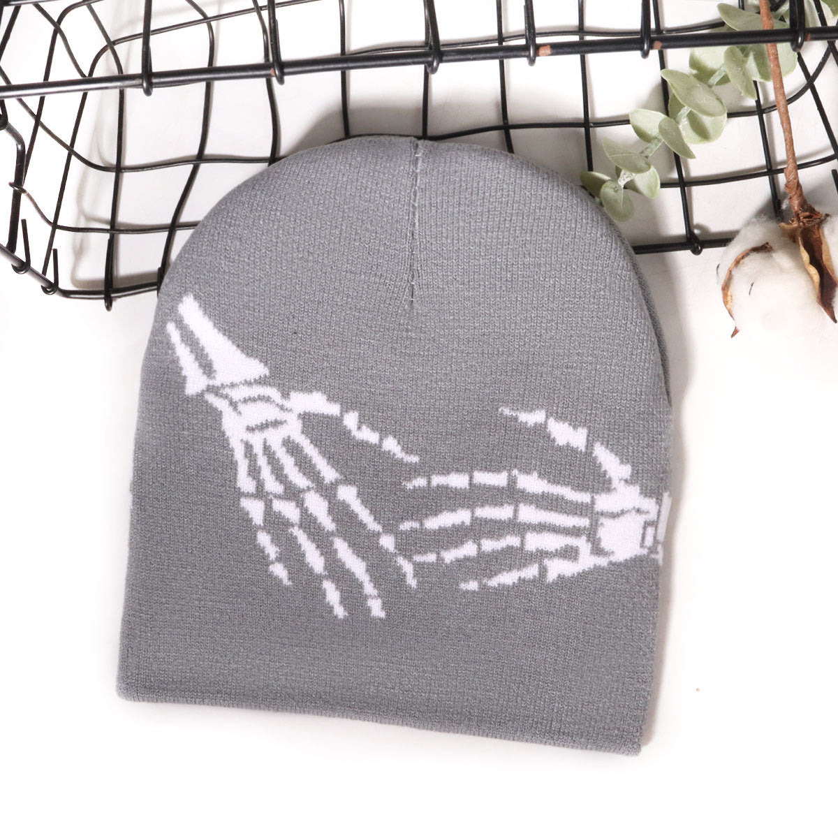 5PCS-Popular Men and Women Outdoor Street Personality Casual Hip Hop Trend Acrylic Jacquard Warm Knitted Hat