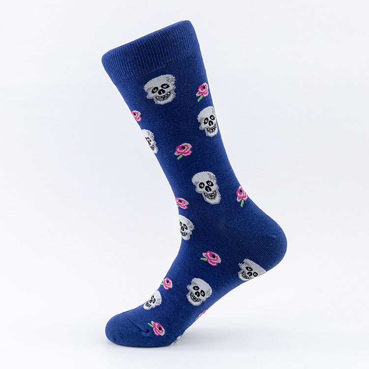 Men's Socks Large Size Stockings Large Cotton Socks Large Medium Tube Sports Socks-5prs