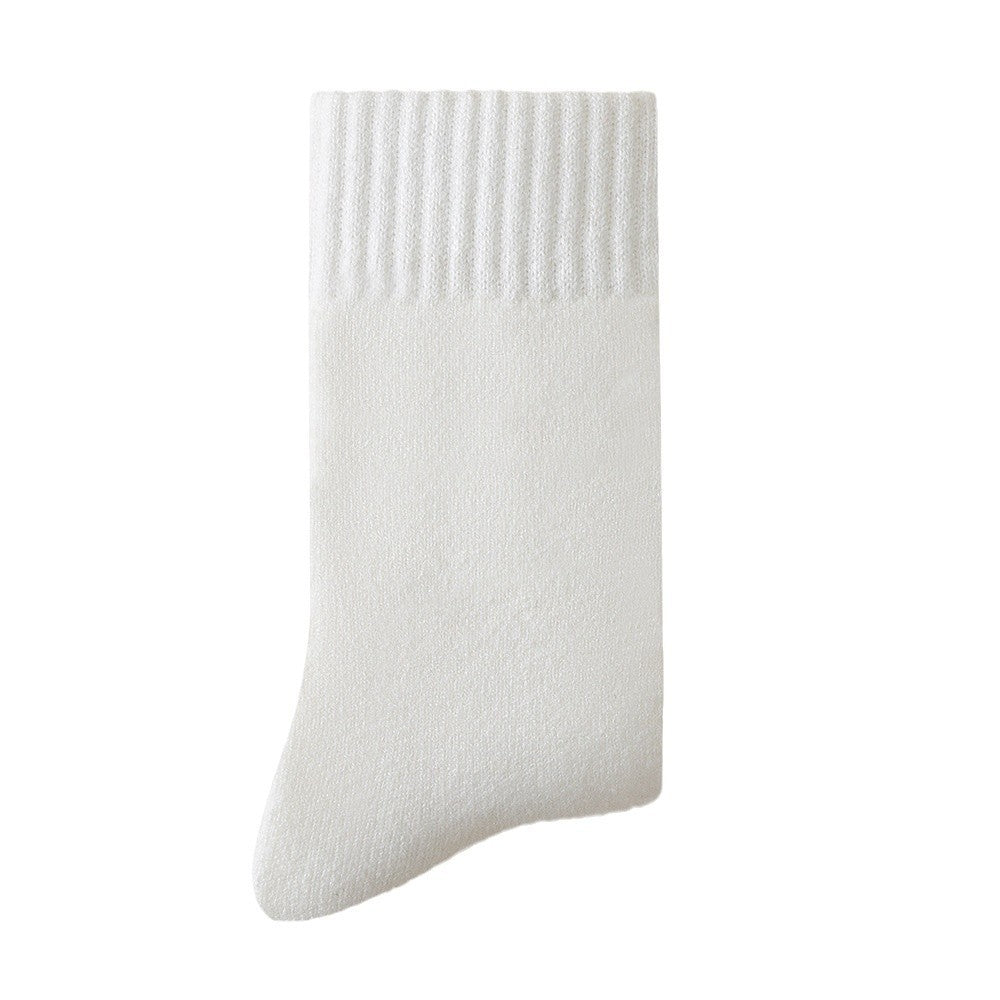 2 PRS-Heat Storage High Tube Socks Men's Piled and Thickened Warm Medium Tube Sweat-absorbing and Breathable Stockings