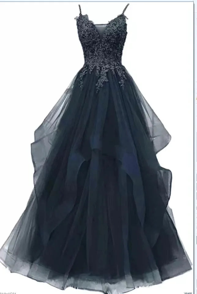 Banquet Female Purple Suspender Dress Vocal Art Test Sen Series Color Yarn Fairy Yarn Skirt Host Evening Dress