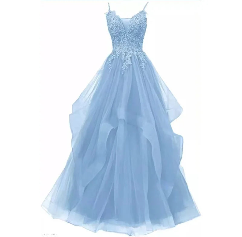 Banquet Female Purple Suspender Dress Vocal Art Test Sen Series Color Yarn Fairy Yarn Skirt Host Evening Dress