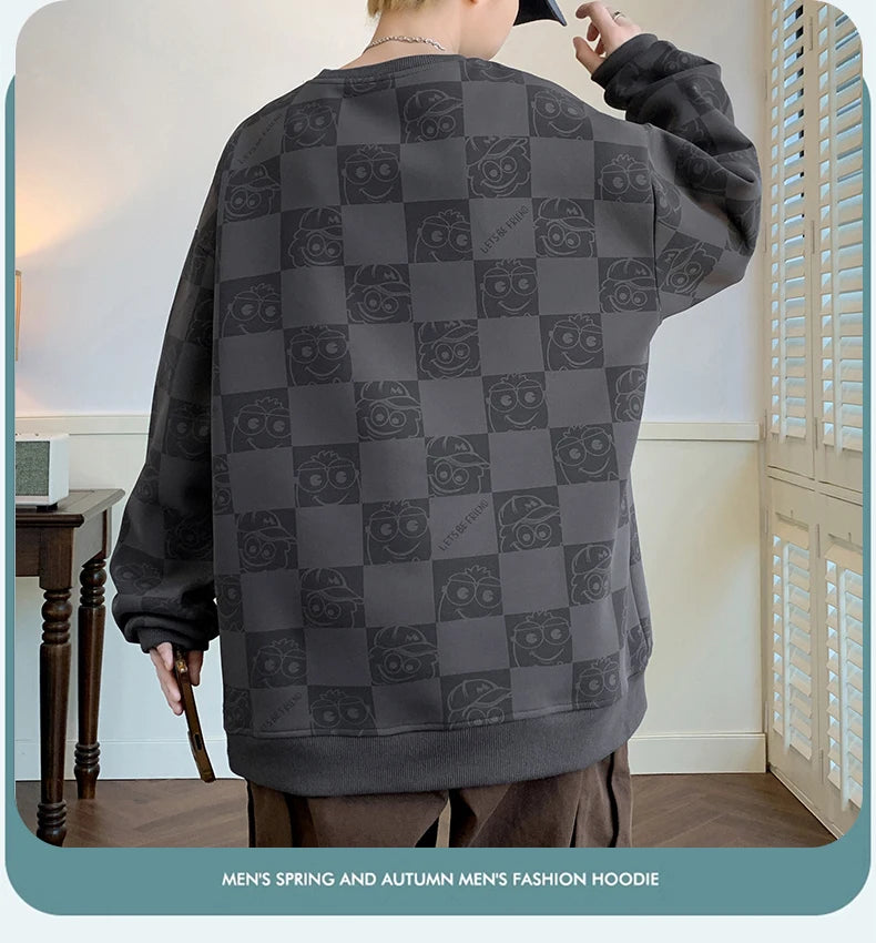 Autumn and Winter Large Size Trendy Sweater Men's Loose and Versatile Casual