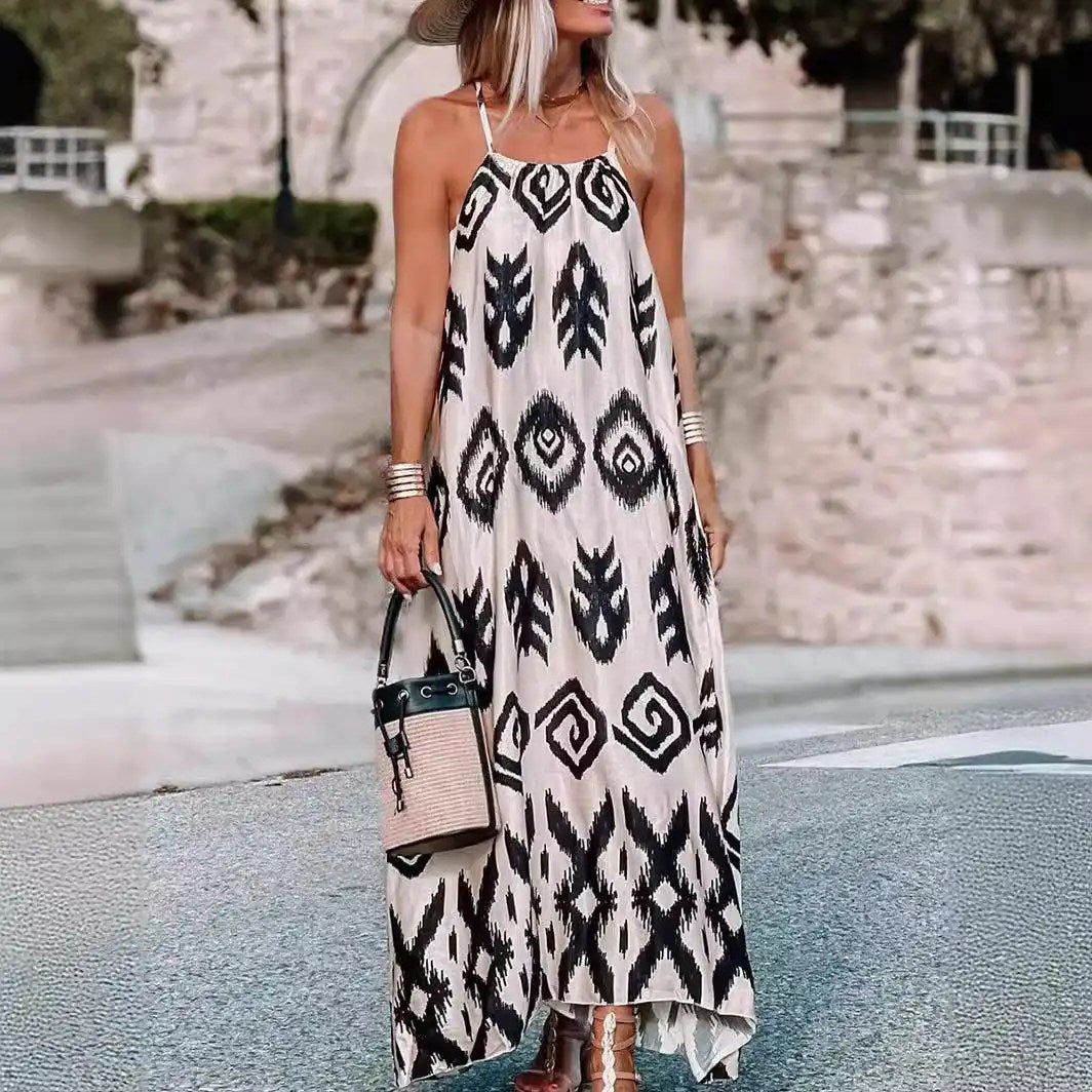 2024 Spring Fashion: Versatile and Chic Pullover Sling Dress for Women