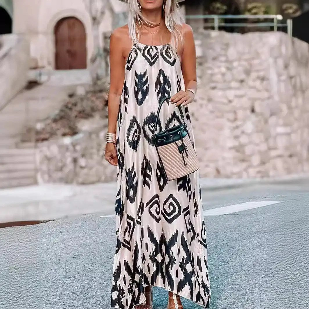 2024 Spring Fashion: Versatile and Chic Pullover Sling Dress for Women