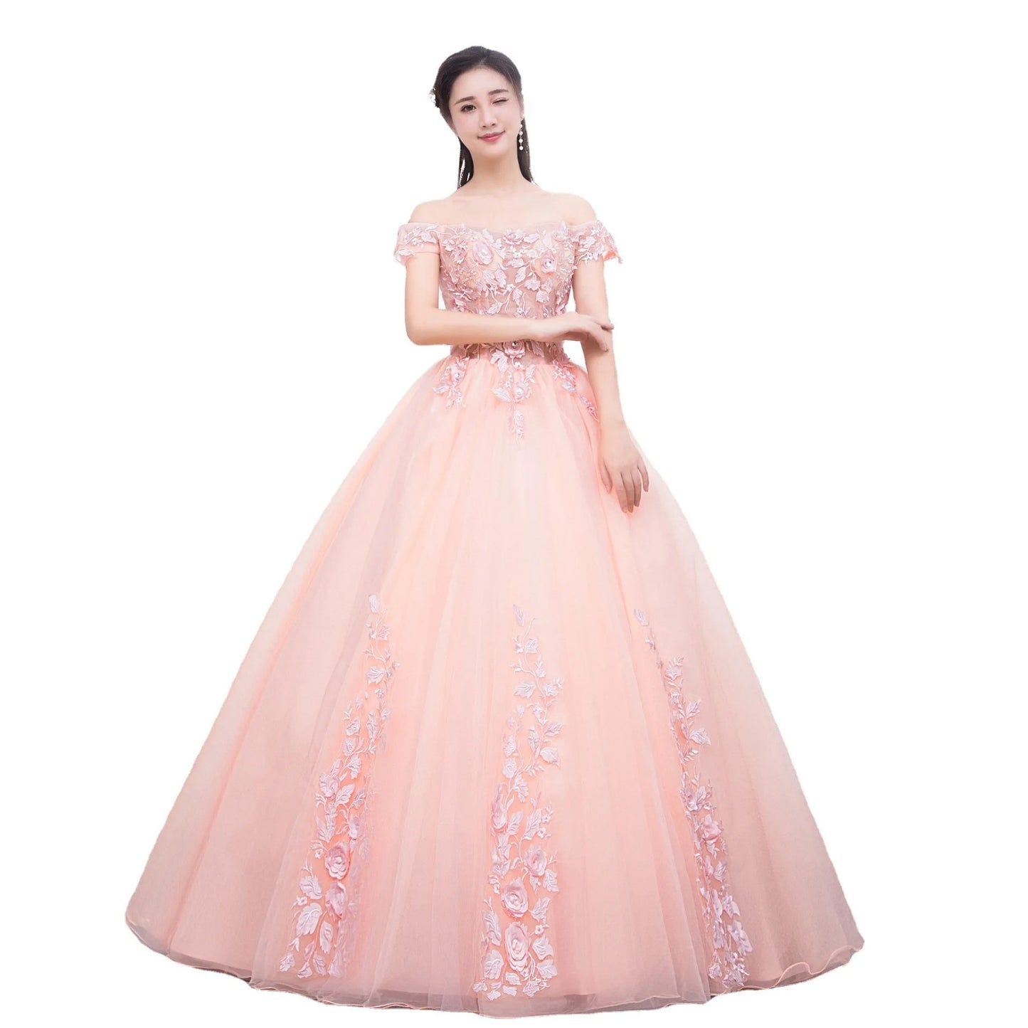 Adult Performance, Chorus Suit, Female Student Graduation Party, Bel Canto Solo Art Test Dress, Colorful Yarn