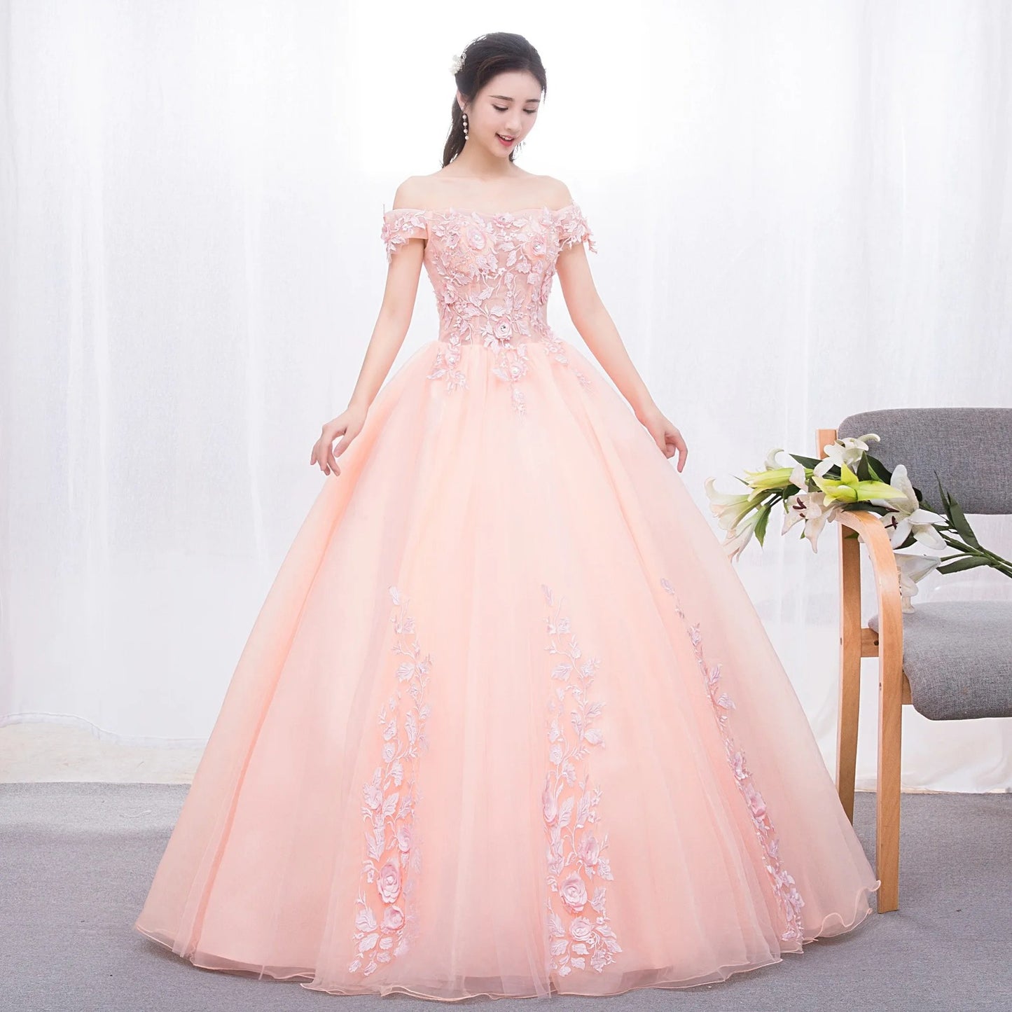 Adult Performance, Chorus Suit, Female Student Graduation Party, Bel Canto Solo Art Test Dress, Colorful Yarn