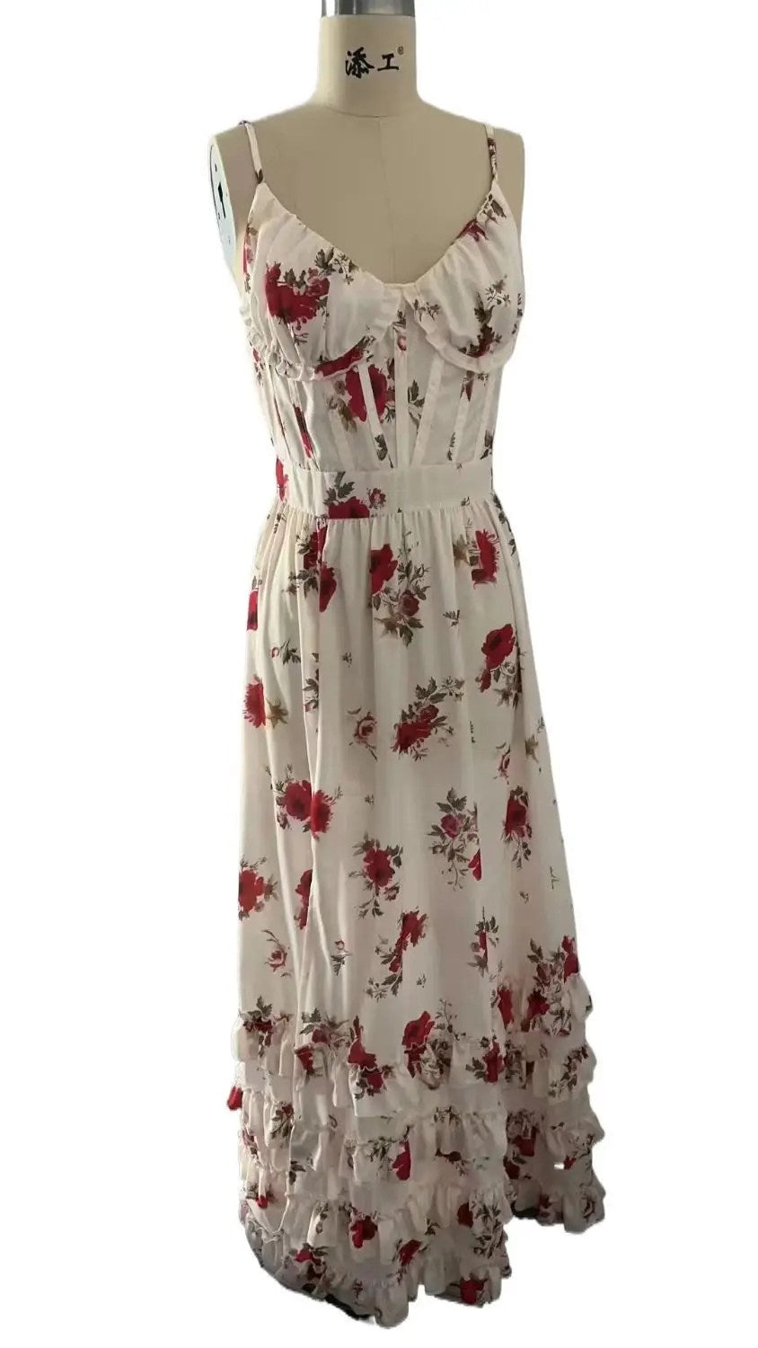 Get Ready for the Beach with Our Stunning Chest Wrapped Printed Long Vacation Dress - Perfect for Seaside Vacations!