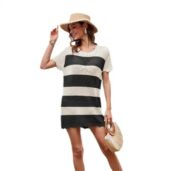 2024's Hottest Women's Crochet Wispy Top: The Must-Have Summer Beach Skirt Dress Combo