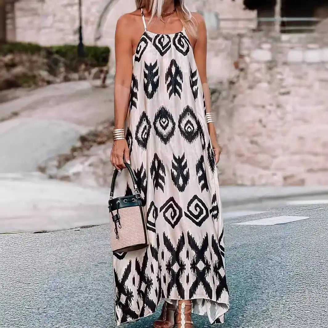 2024 Spring Fashion: Versatile and Chic Pullover Sling Dress for Women