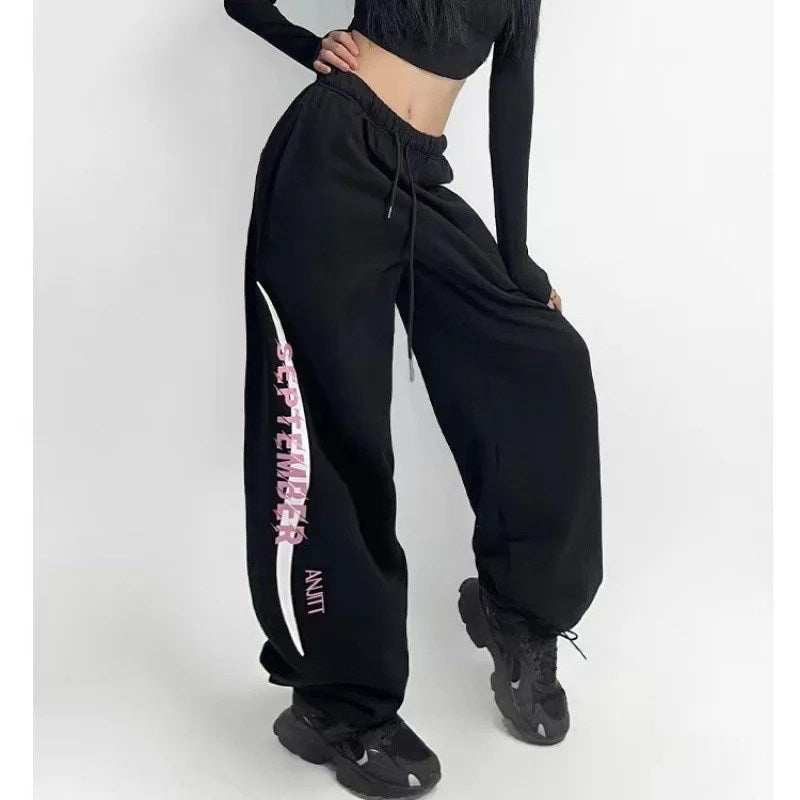 corset high street hiphop sweatpants kids slacks jazz dance jazz sweatpants