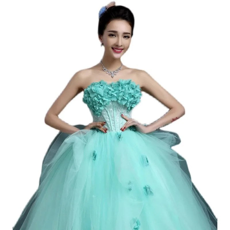 Wedding Student Art Exam Dance Singing Taupe Dress Annual Meeting Hosting Evening Dress Long Performance Dress Female