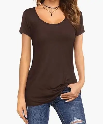 Stay Cool and Stylish this Summer with Our Women's Slim Fit Tshirts Top - Perfect for Any Occasion!