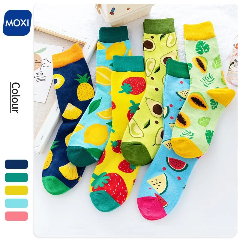 2024 Creative Fruit Tide Women Socks: The Ultimate Harajuku Trend for Men and Women