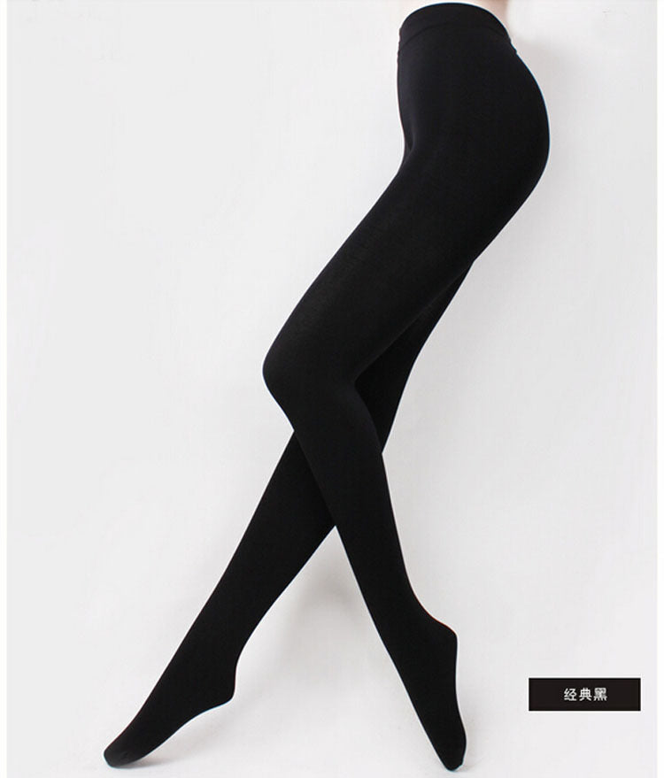 Spring and Autumn 150kg Extra Large Size Medium and Thick Stockings Velvet Pantyhose Plus Fat Extra Size Fat MM Crotch Bottom Legging