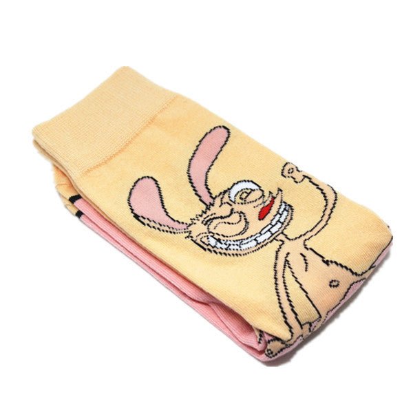 Male Cotton Female Animation Socks Cartoon Tide Socks Medium Tube Adult SpongeBob SquarePants Socks-5PRS