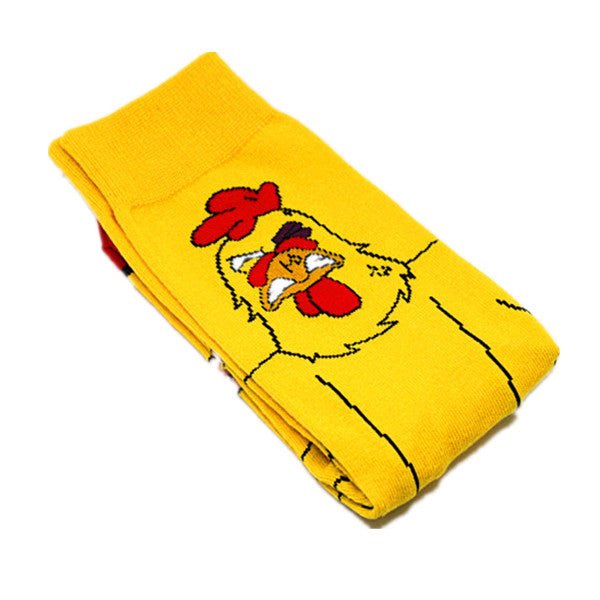 Male Cotton Female Animation Socks Cartoon Tide Socks Medium Tube Adult SpongeBob SquarePants Socks-5PRS