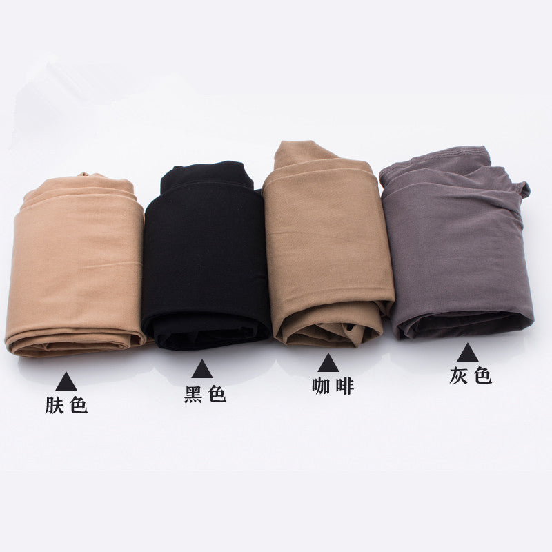 Spring and Autumn 150kg Extra Large Size Medium and Thick Stockings Velvet Pantyhose Plus Fat Extra Size Fat MM Crotch Bottom Legging