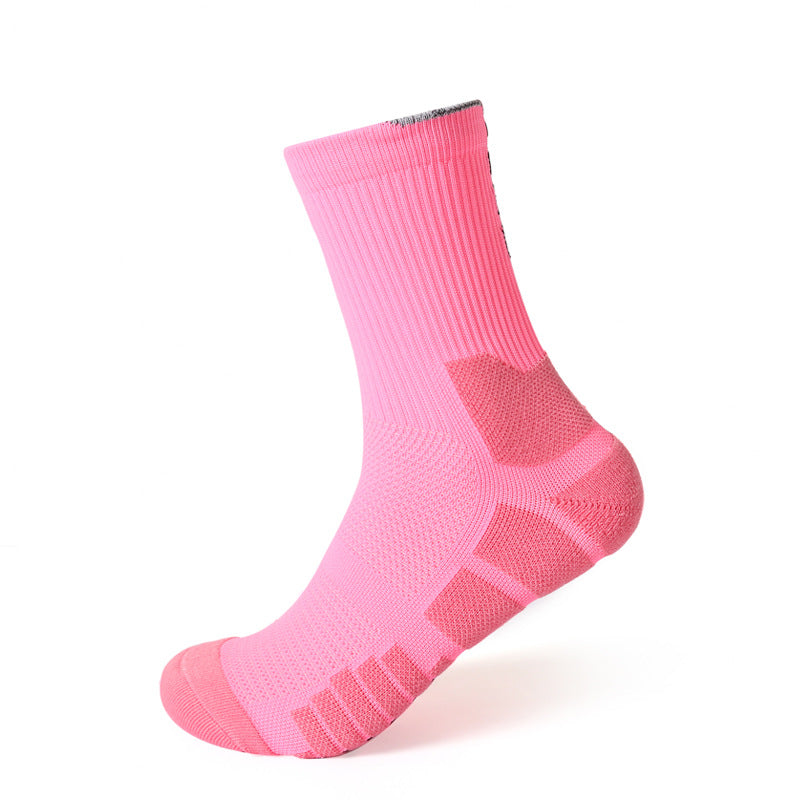 Professional Basketball Socks, Stockings AJ Trapeze Sports Socks, Men's Thickened High Tube Socks, Towel Sweat-absorbing, Non-slip and Breathable Elite Socks
