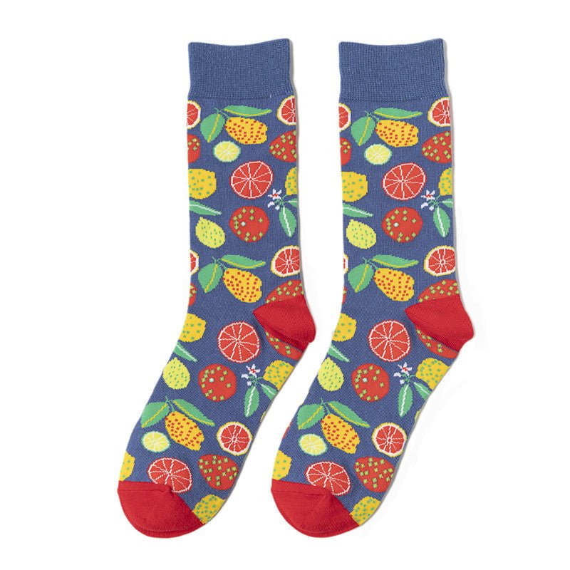 New Male Manufacturer Trend Cartoon Socks Women's Cotton Animation Socks Men's Socks Wholesale Animal Socks-5PRS