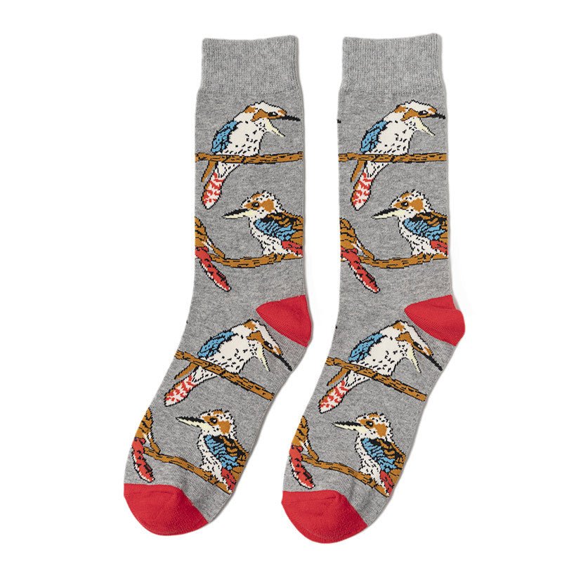 New Male Manufacturer Trend Cartoon Socks Women's Cotton Animation Socks Men's Socks Wholesale Animal Socks-5PRS