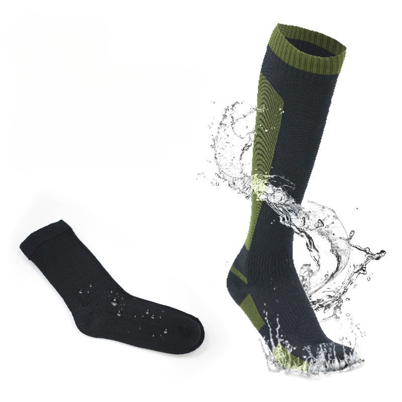 Waterproof Socks for Men and Women, Winter Skiing, Mountaineering, Wading, Warm and Breathable Hiking, Long Sports Socks