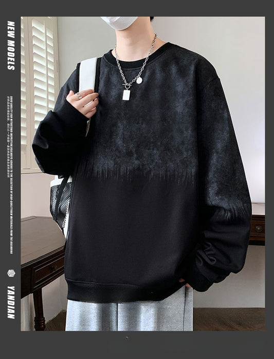 Autumn and Winter Large Size Public Version Design Sweater Men's Top Loose and Versatile Explosion