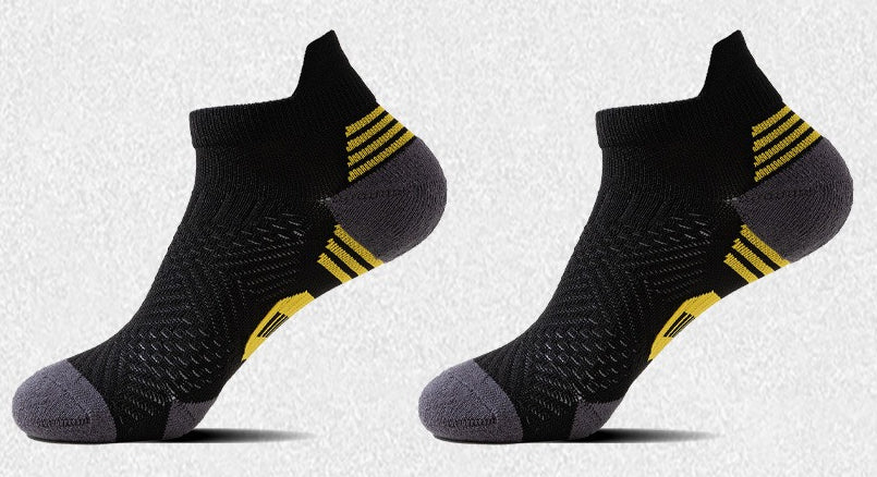 Professional Sports Socks Men's Hiking Fitness Quick-drying Running Socks Front and Heel Thickened Wear-resistant Non-slip Mountaineering Socks