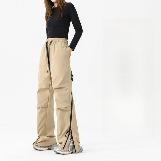 New Spring Paratrooper Pants Casual Pants Men and Women The Same Versatile Trendy Brand Loose