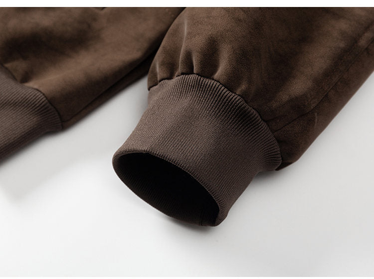 Artisan Deconstructed Leather Jacket - Ashy Gray Reconstructed Stand Collar (Sizes M-5XL)