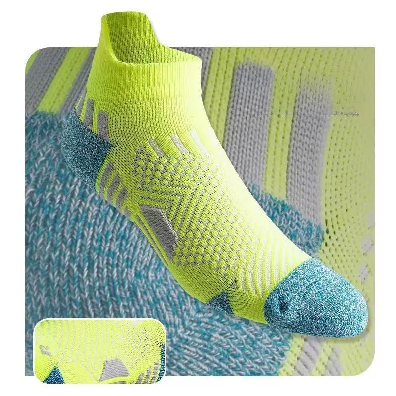 Badminton Socks Women's Towel Bottom Professional Marathon Running Socks Men's and Women's Fitness Sports Thickened Bottom Versatile Breathable