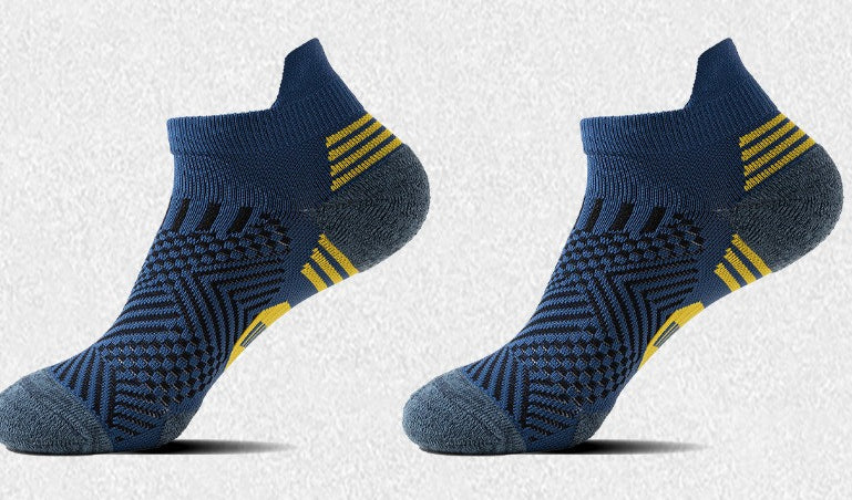 Professional Sports Socks Men's Hiking Fitness Quick-drying Running Socks Front and Heel Thickened Wear-resistant Non-slip Mountaineering Socks
