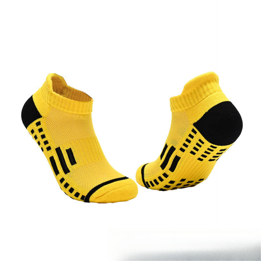 Breathable Anti-Blister Sports Socks for Men & Women | Quick-Dry Non-Slip Towel Bottom - Gym Running Tennis Workout Socks-5PRS