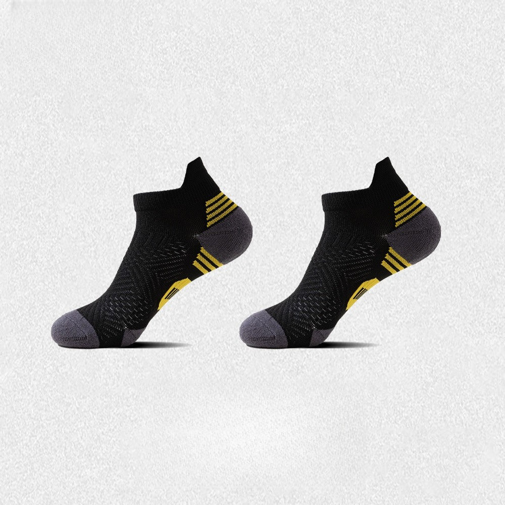 Professional Sports Socks Men's Hiking Fitness Quick-drying Running Socks Front and Heel Thickened Wear-resistant Non-slip Mountaineering Socks