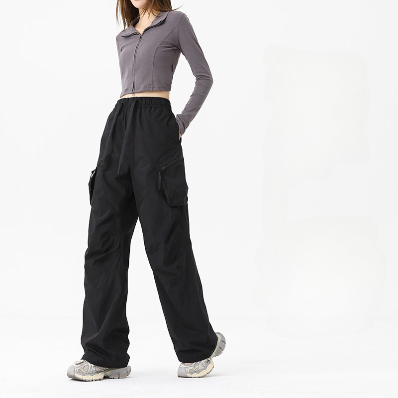 New Spring Paratrooper Pants Casual Pants Men's and Women's Same Versatile Trendy Brand Loose
