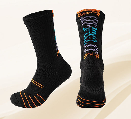 Fashion High Quality Breathable Cushion Cool Men Athletic Basketball Sock