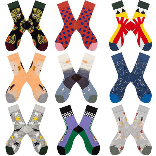 Hot Sale Custom Street Hip-Hop Fashion Colorful Women Socks