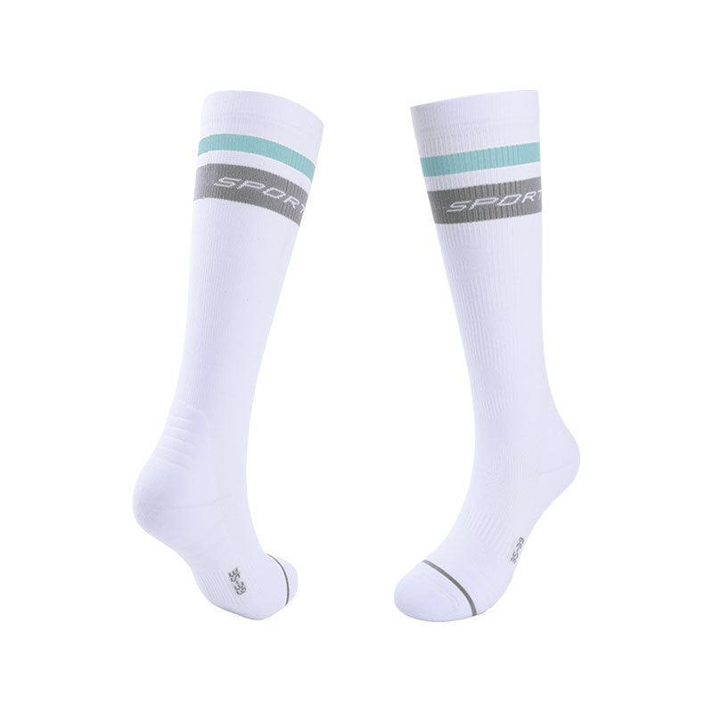 Spring and Summer Compression Socks Knee Long Tube Running Sports Marathon Fitness Socks-3PRS