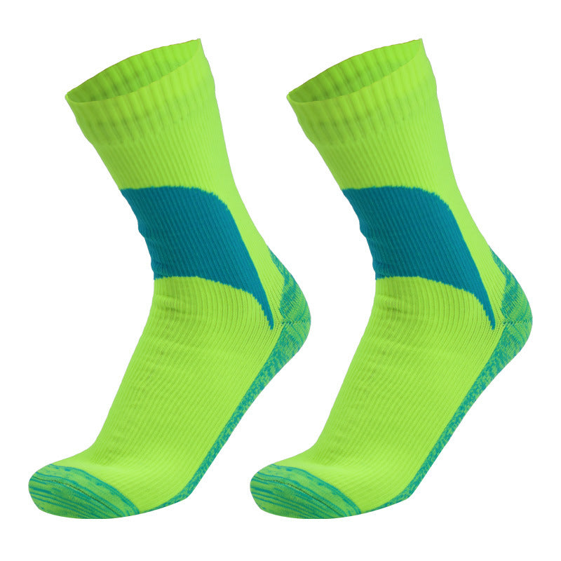 Waterproof Socks Medium Tube Ski Socks Cycling Camping Sports Wading Water Breathable Warm Outdoor Rain Socks for Men and Women